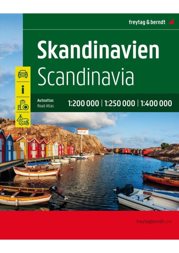 Skandinávie 1:200 000 - 1:400 000 / autoatlas FREYTAG-BERNDT, spol. s r.o.
