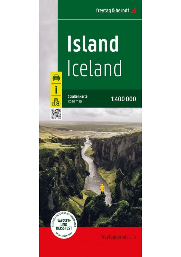 Island 1:400 000 / silniční mapa FREYTAG-BERNDT, spol. s r.o.