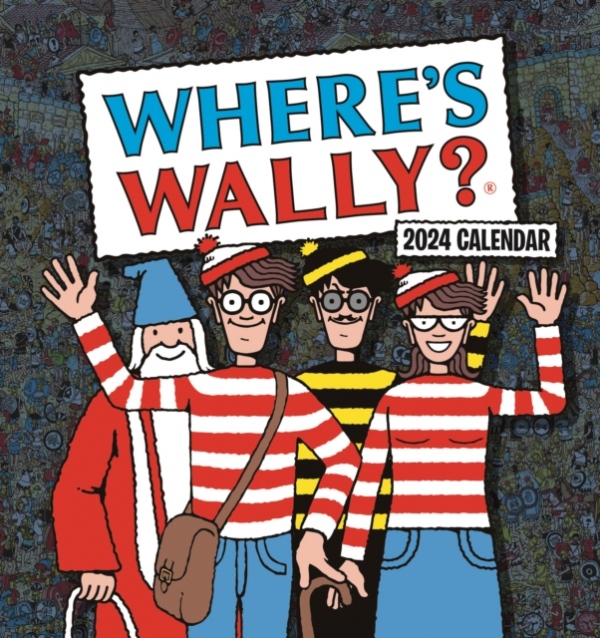 Where’s Wally Easel Desk Calendar 2024 Carousel Diaries 2023