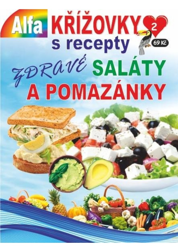 Křížovky s recepty 2/2023 - Zdravé salátřy a pomazánky