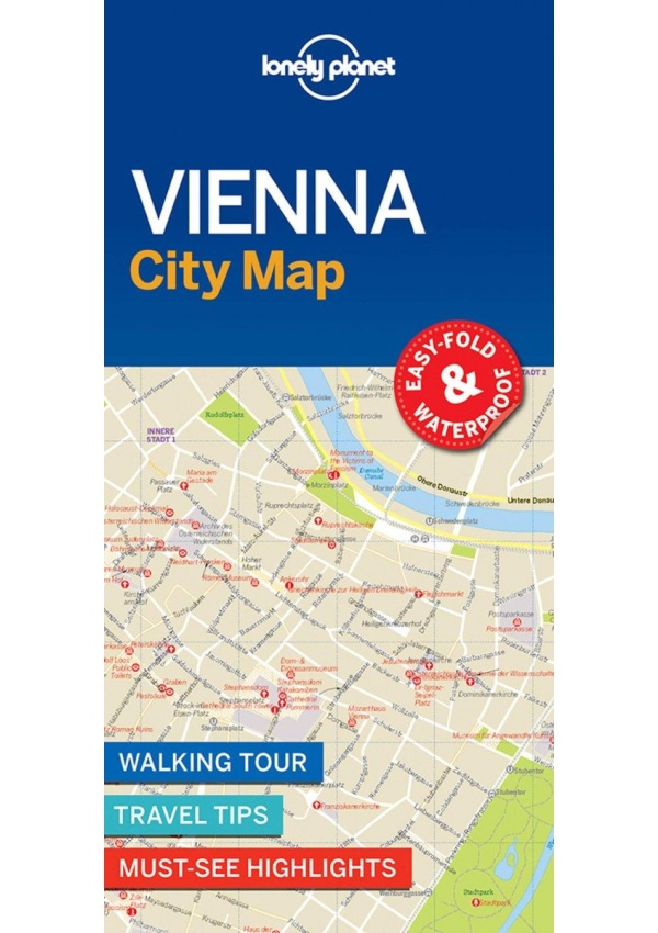 Lonely Planet Vienna City Map 1.