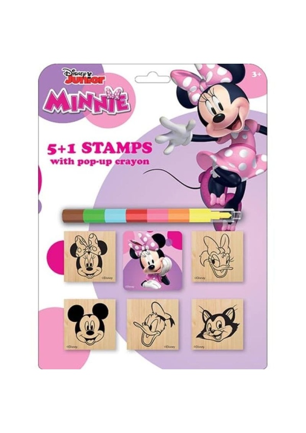 Minnie - Razítka 5+1 s voskovkou