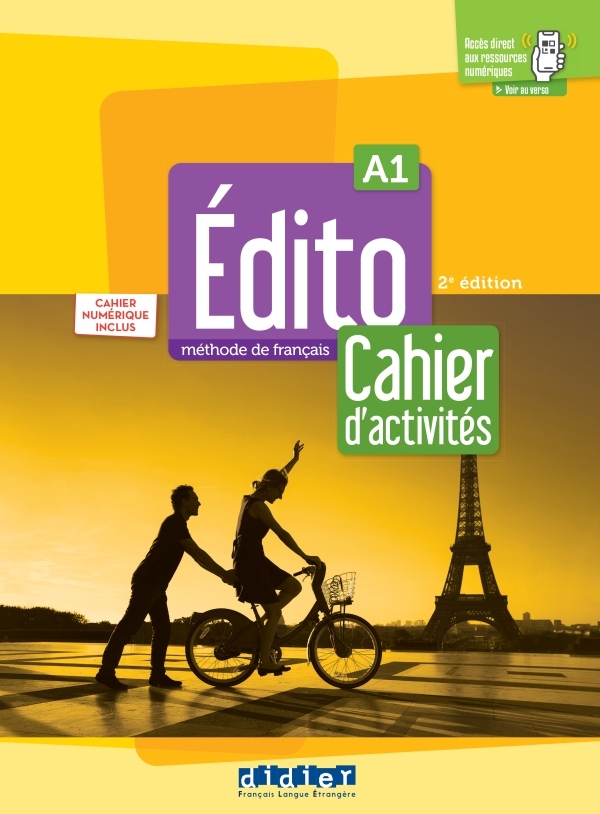 Edito A1 – édition 2022-2024 – Cahier + cahier numérique + didierfle.app