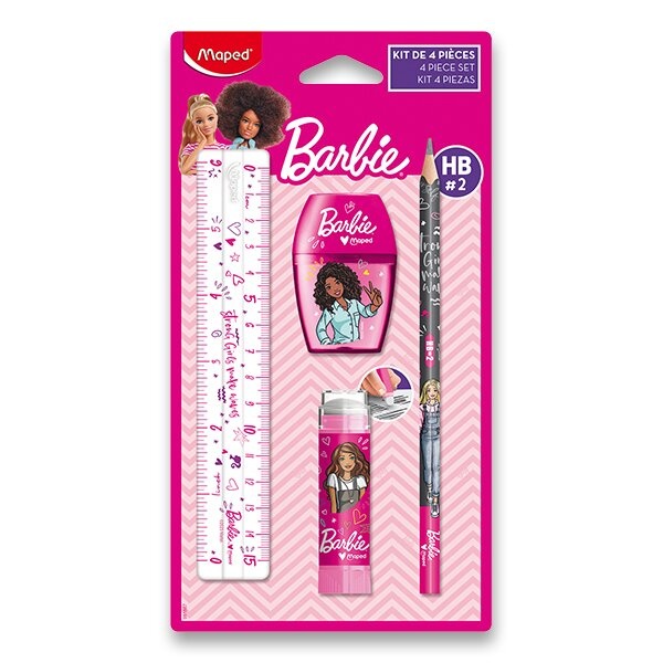 Souprava Mini Stationery Barbie 4dílná souprava