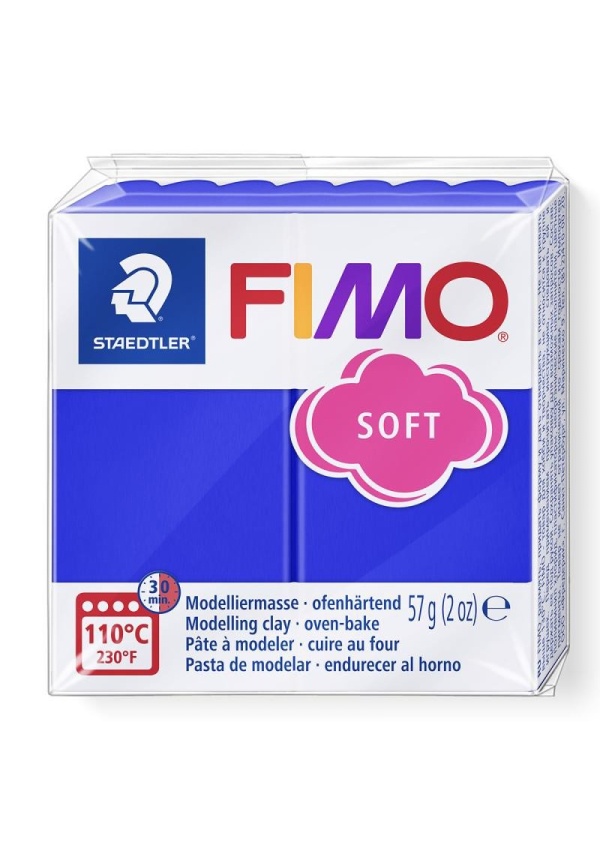 FIMO soft 57g - tmavě modrá