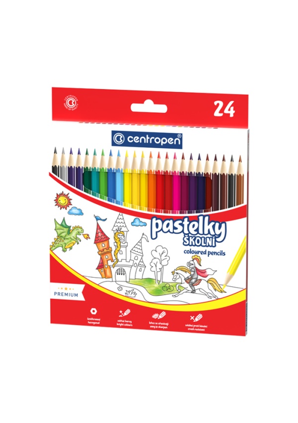 Pastelky CENTROPEN 9520 24 barev