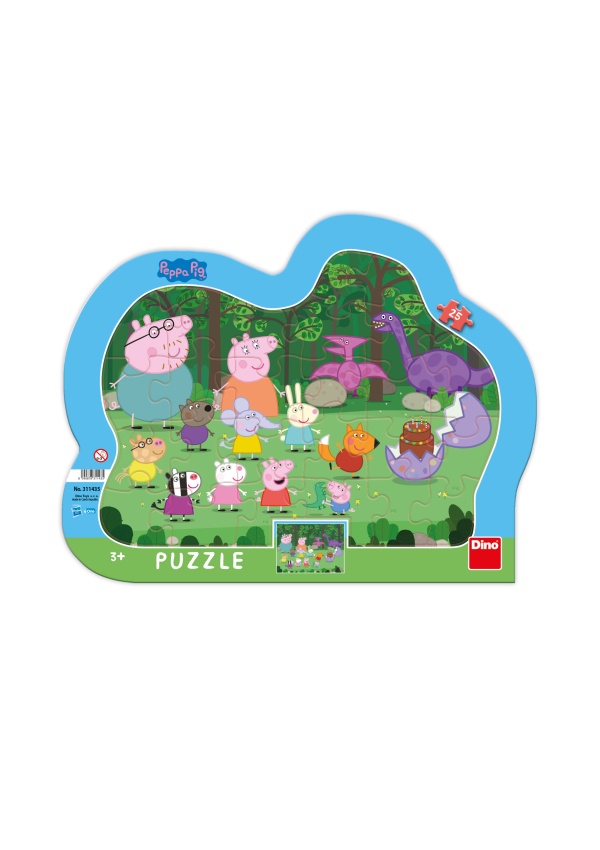 Puzzle Peppa Pig 25 dílků deskové