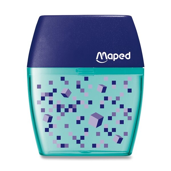 Ořezávátko Maped Shaker Pixel Party - s odpadní nádobkou 