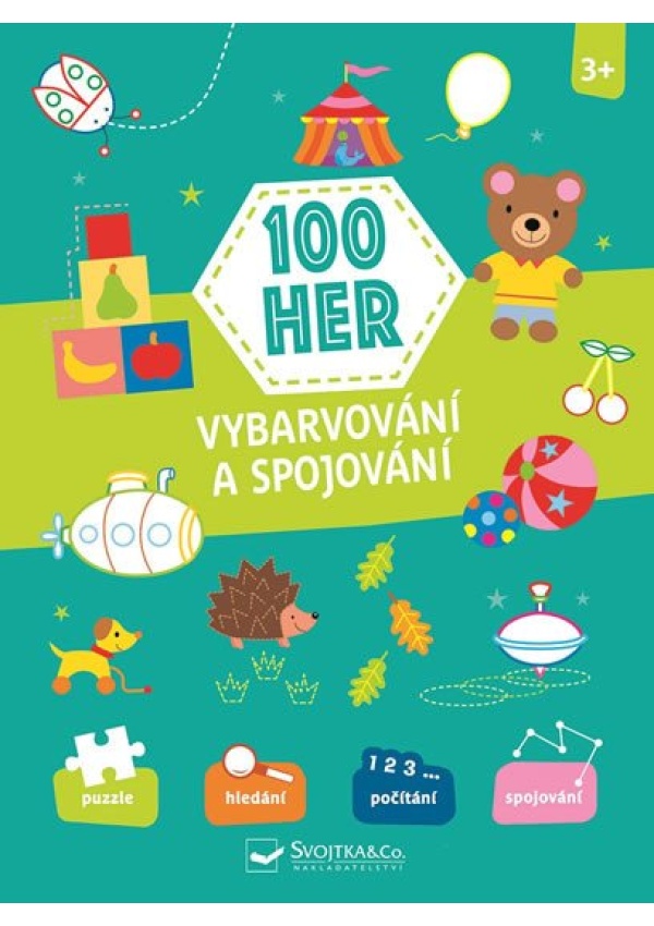 100 her - Vybarvování a spojování 3+