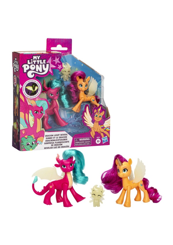 MY LITTLE PONY MAGIE SVĚTLA DRÁKŮ 3-PACK FIGUREK