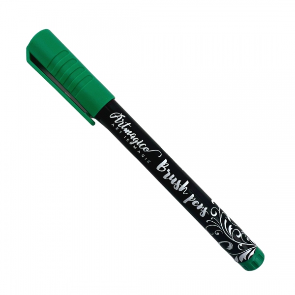 Artmagico Brush pens fixy akrylové Brush peny barvy: Green