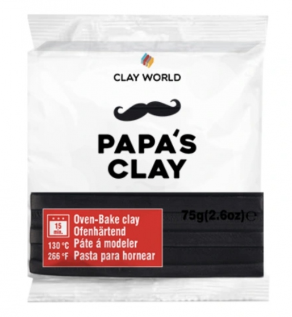 Papa´s Clay Polymerová hmota 60 g bílá