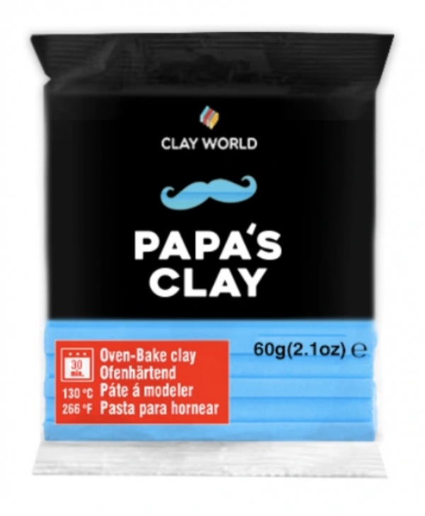 Papa´s Clay Polymerová hmota 60 g sky blue