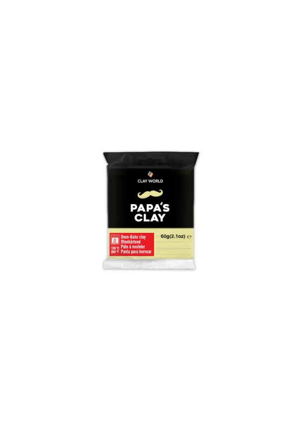 Papa's Clay Polymerová hmota 60 g pastel yellow