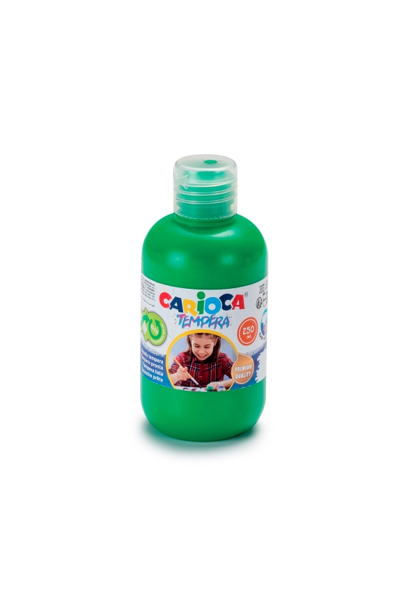 Carioca Temperové barvy 250 ml Barva: Zelená