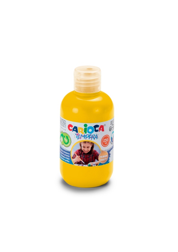 Carioca Temperové barvy 250 ml Barva: Žlutá