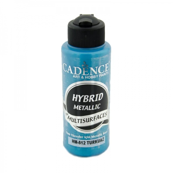 Metalická barva Cadence Hybrid Metalic, 120 ml - turquoise, tyrkysová