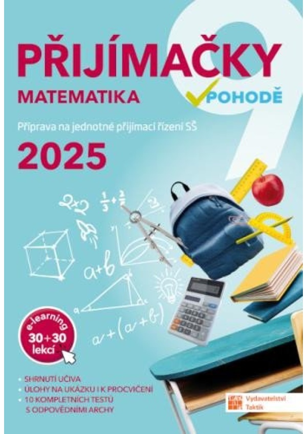 Přijímačky 9 Matematika + E-learning 2025