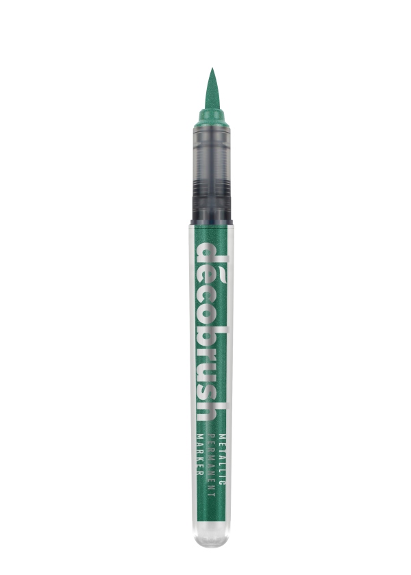 Karin Deco Brush METALLIC metalický brush pen Barvy Karin: Metallic Green 8535