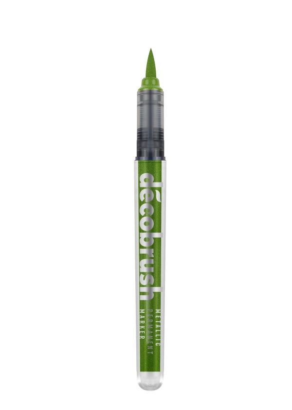 Karin Deco Brush METALLIC metalický brush pen Barvy Karin: Metallic light green 8536