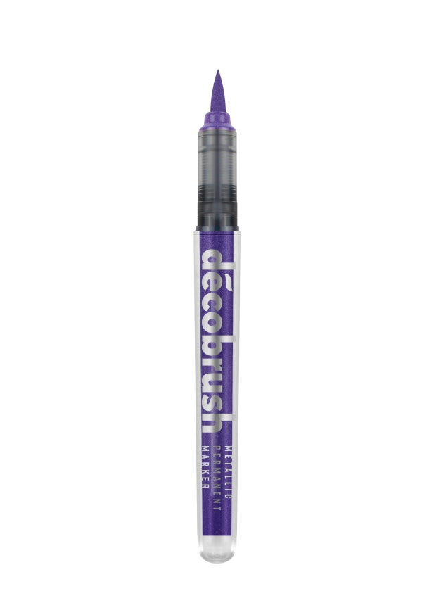 Karin Deco Brush METALLIC metalický brush pen Barvy Karin: Metallic violet 8545