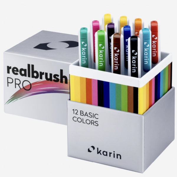 Karin Real brush PRO 12 basic color set