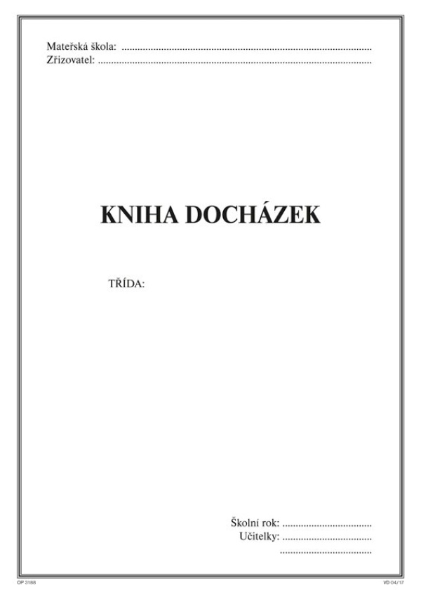 Kniha docházek