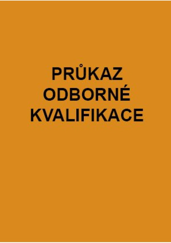 Průkaz odborné kvalifikace