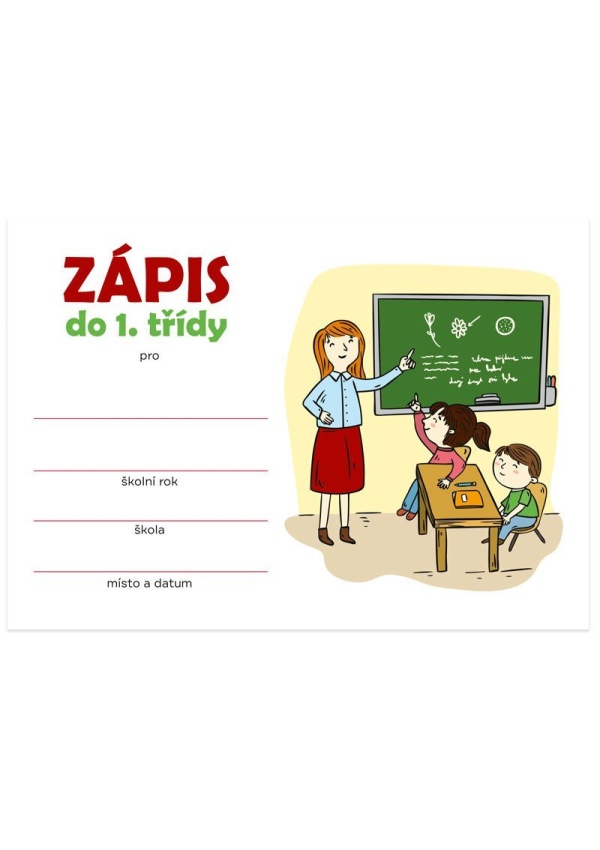 Zápis do první třídy - Děti