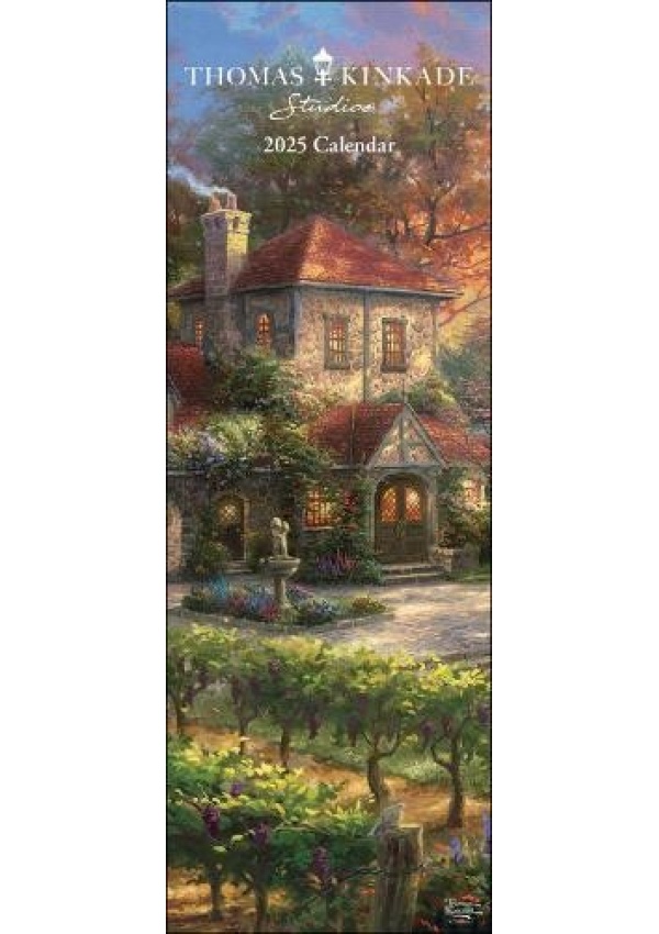 Thomas Kinkade Studios 2025 Slim Calendar