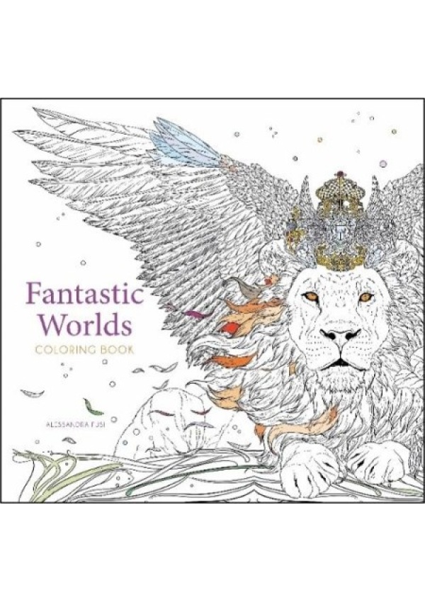 Fantastic Worlds Coloring Book