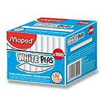 Maped - bílé kulaté křídy - 100 ks