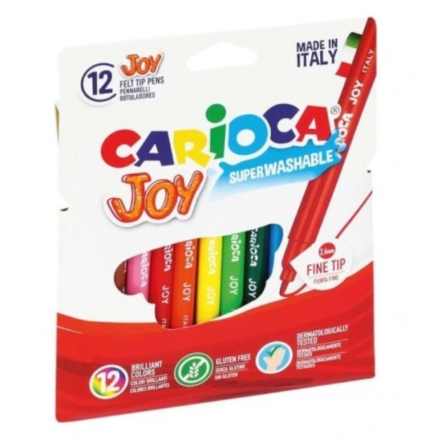 Carioca Joy fixy 12ks omyvatelné