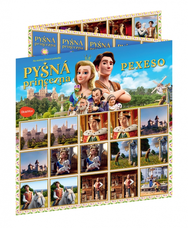 PYŠNÁ PRINCEZNA – Pexeso na motivy filmové pohádky