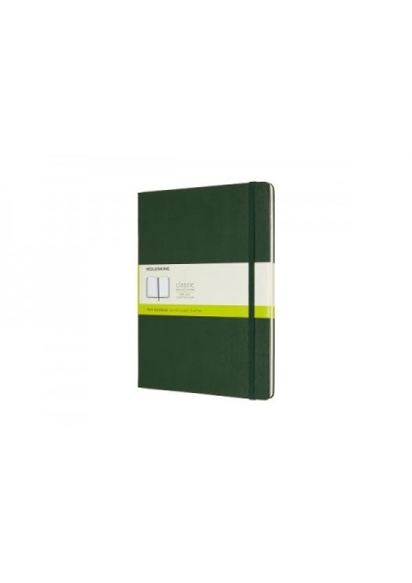 Moleskine Extra Large Plain Hardcover Notebook, Myrtle Green