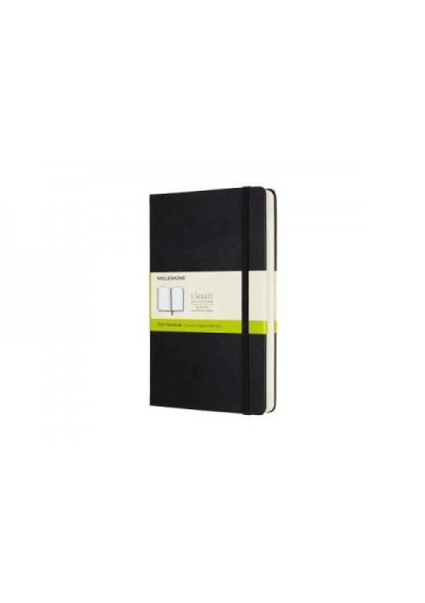 Moleskine Expanded Large Plain Hardcover Notebook, Black