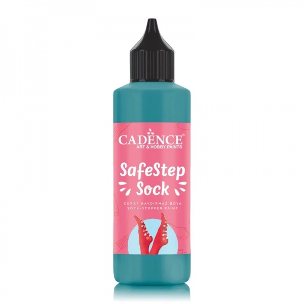 Protiskluzová barva Cadence SafeStep Sock-Stopper Paint, 90 ml - turquoise, tyrkysová