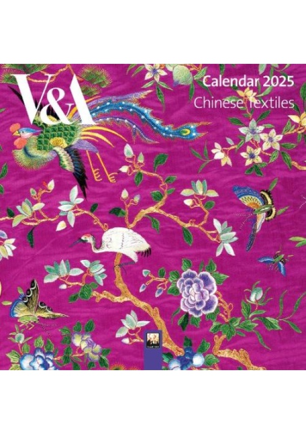 VaA: Chinese Textiles Mini Wall Calendar 2025 (Art Calendar)