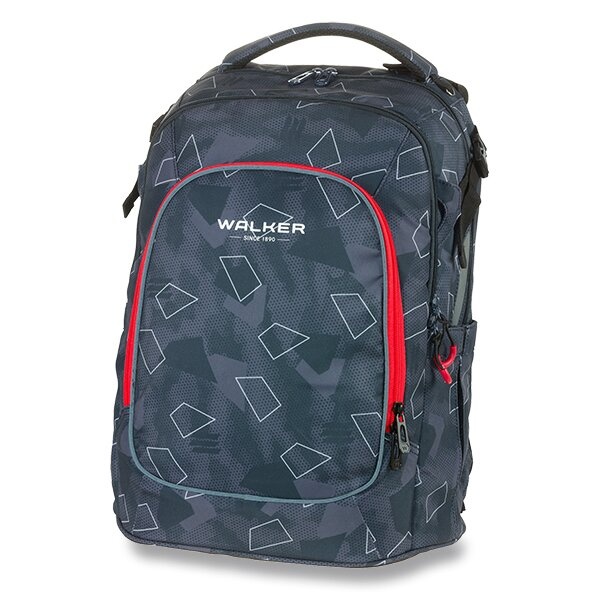 Školní batoh Walker Campus Evo 2.0 Grey Polygon