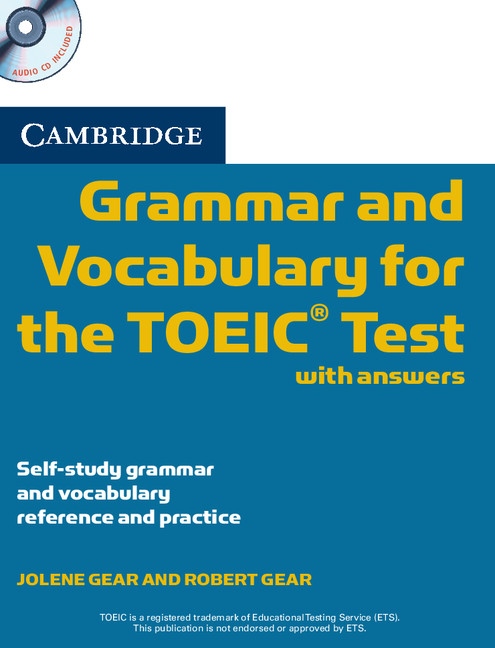 Cambridge Grammar and Vocabulary for TOEIC Paperback with answers and Audio CD
