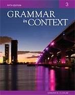 GRAMMAR IN CONTEXT 3 5E STUDENT´S BOOK International Student Edition National Geographic learning