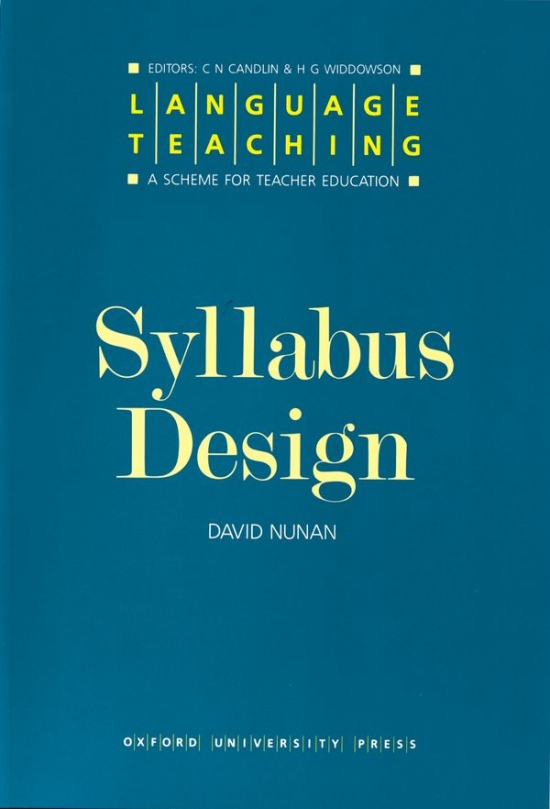 Language Teaching Syllabus Design