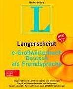 Langenscheidt Grosswörterbuch DaF CD-ROM