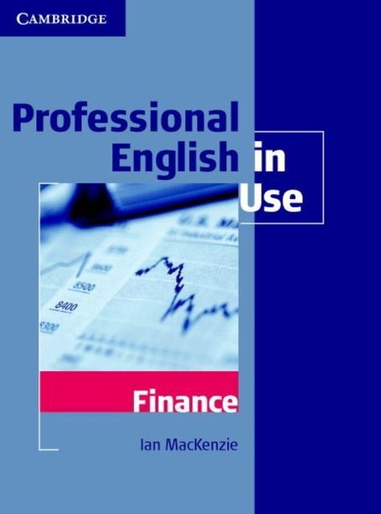 Professional English in Use Finance : 9780521616270
