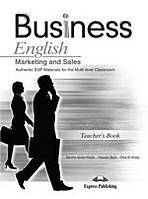 Business English Marketing and Sales - Teacher´s Book : 9781848621381