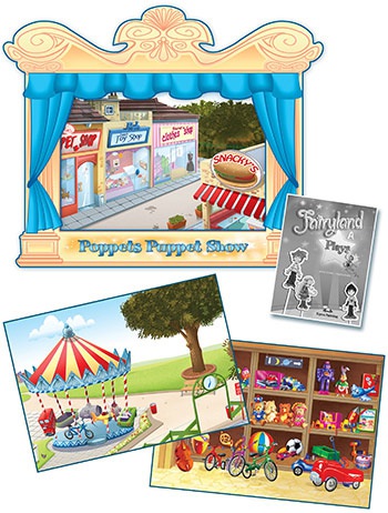 Fairyland 3 - Poppet Puppet Show A Pack (Theatre, Back Drops & Plays)