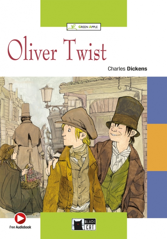 BLACK CAT READERS GREEN APPLE EDITION 2 - OLIVER TWIST + CD-ROM (New Edition) 