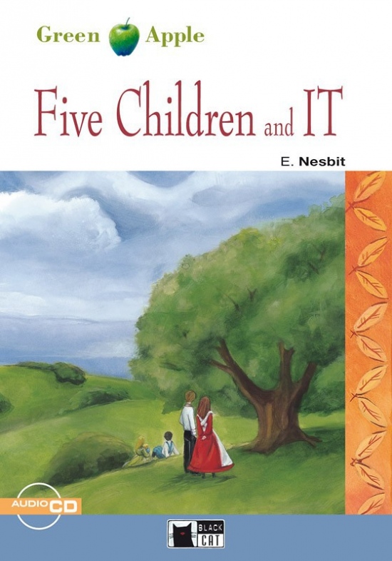 BLACK CAT READERS GREEN APPLE EDITION STARTER - FIVE CHILDREN AND IT + CD