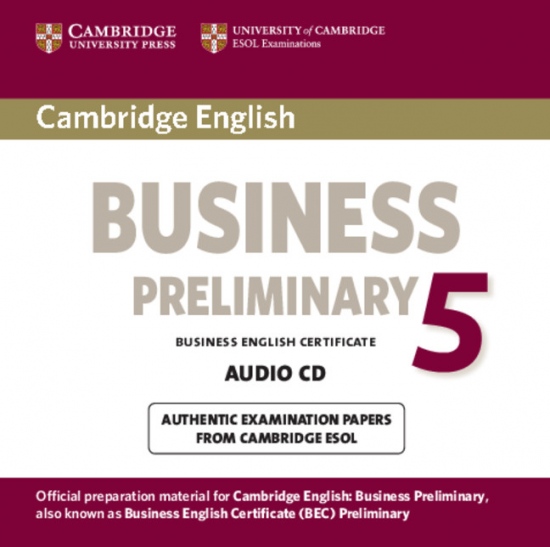 Cambridge BEC 5 Preliminary Audio CD