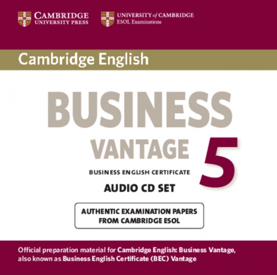 Cambridge BEC 5 Vantage Audio CD